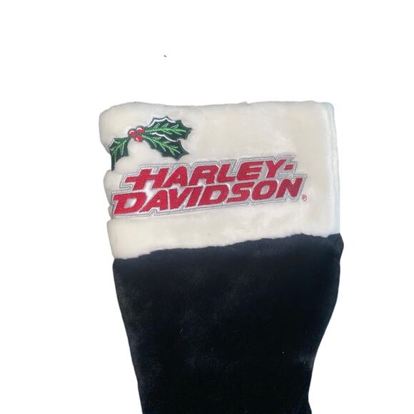 Vintage 1999 Harley Davidson Motorcycles 19" Embroidered Christmas Stocking - Picture 12 of 14